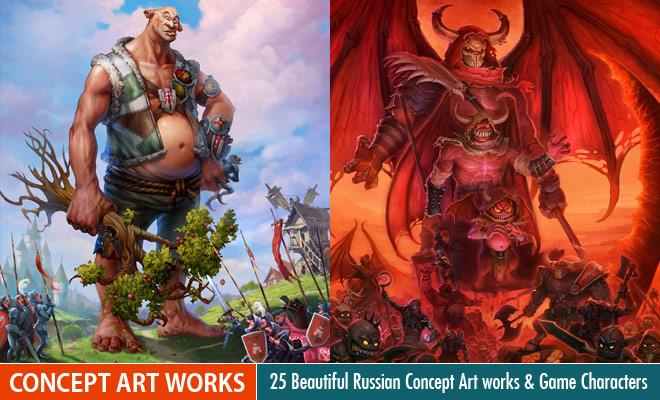 25 Beautiful Russian Concept Art works and Game Character Designs